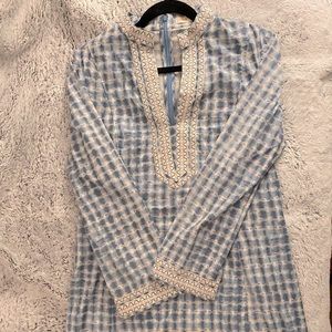 Tory Burch Blue Sonda Dress